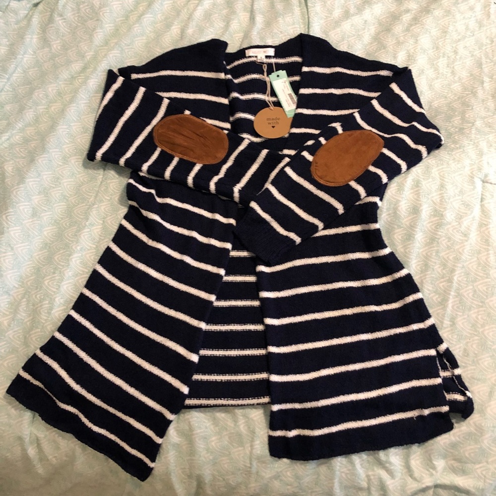 Elbow Pad Cardigan